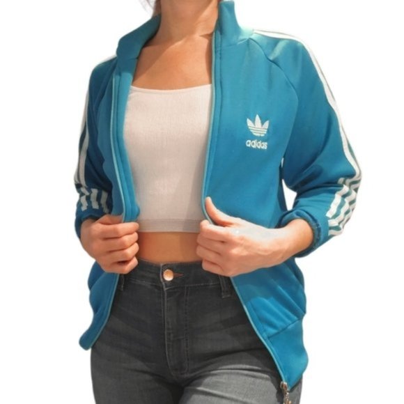 Original ADIDAS Authentic Vintage Zip Up Track Jacket 2000's Era - Picture 4 of 15